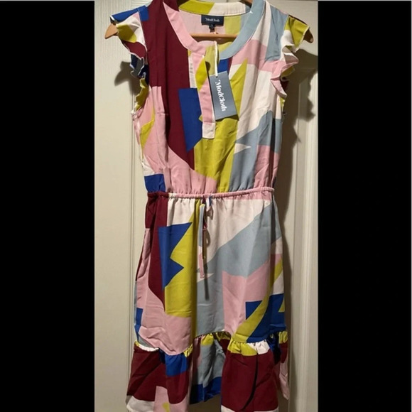 Modcloth As You Like It Ruffle Dress, Small, NWT - Picture 6 of 12